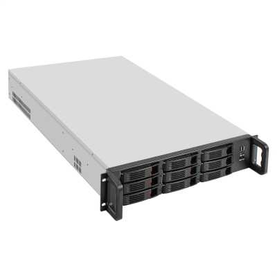 Корпус для сервера монтируемый в стойку ExeGate Pro 2U650-HS09 RM 19", высота 2U, глубина 650, Redundant БП 2x800W, 9xHotSwap, 2*USB