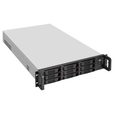 Серверный корпус ExeGate Pro 2U650-HS09 (RM 19", высота 2U, глубина 650, БП 2U-920ADS, 9xHotSwap, 2*USB)