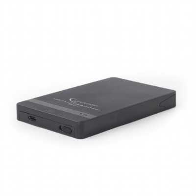 Внешний корпус 2.5" Gembird EE2-U31S-2, черный, USB Type-c, SATA, алюминий