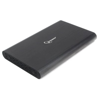 Внешний корпус 2.5" Gembird EE2-U3S-50, черный, USB 3.0, SATA, алюминий