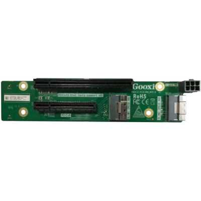 Адаптер Gooxi Support 2* PCIe 3.0x8 (1*x16 SLOT+1* x8 SLOT), Riser4