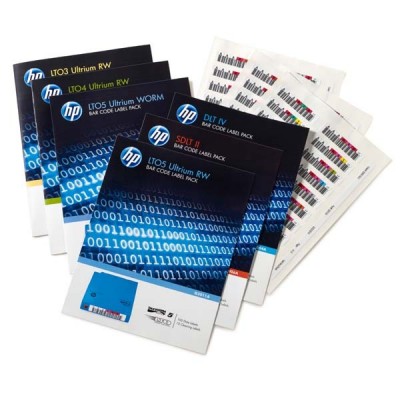 Наклейка HPE LTO-6 Ultrium RW Bar Code Pack (Q2013A)