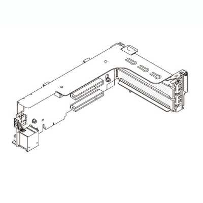 Райзер-карта Lenovo ThinkSystem V3 2U x16/x8/x8 PCIe Gen4 Riser 1/2 Option Kit