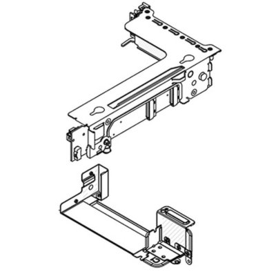 Райзер-карта Lenovo ThinkSystem Single Processor SR650 V3 x8/x8 PCIe Gen4 Riser3 Kit (To support Riser 3 when only 1 processor is installed)