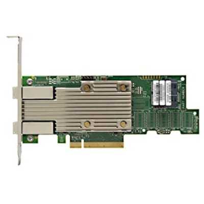 Контроллер LSI SAS 9400-8i8e SGL (05-50031-02), PCIe 3.1 x8 LP, Tri-Mode SAS/SATA/NVMe 12G HBA, 16port(2*int SFF8643+2*ext SFF8644), 3516 IOC