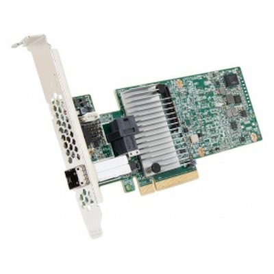 Контроллер LSI MegaRAID SAS9380-4i4e SGL (LSI00439) SAS 12G, (PCI-E 3.0 x8, LP), RAID 0,1,10,5,6, 8port (1*intSFF8643 + 1*extSFF8644),1GB onboard, К