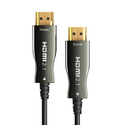 Кабель интерфейсный HDMI Filum FL-AOC-HDMI2.1-100M акт., опт., 100 м, 8K/60HZ_4K/120HZ, v.2.1, eARC, 48 Гб/с, 3D, HDCP 2.3, 19M/19M, черный, коробка