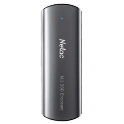 Внешний корпус NETAC WH51 NT07WH51-32C2 для SSD M.2 SATA/NVMe -> USB3.1 Type-C Алюминий