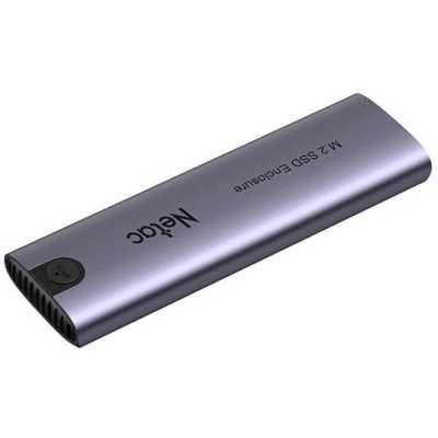 Внешний корпус для SSD Netac WH51 External SSD Case M.2 NVMe/SATA, with A to C cable, Aluminum