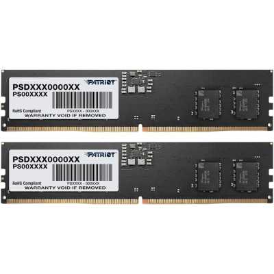 Память DDR5 2x8GB 4800MHz Patriot PSD516G4800K Signature RTL Gaming PC5-38400 CL40 DIMM 288-pin 1.1В