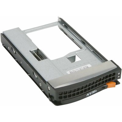 Корзина Supermicro Black gen-5 3.5-to-2.5 NVMe drive tray, Orange tab (for hotswap NVMe drive), RoHS/REACH