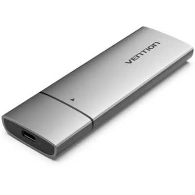 Корпус для SSD Vention USB 3.1 Gen 2-C M.2 NGFF (B-Key/B&M Key) Серый