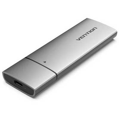 Корпус для SSD Vention USB 3.1 Gen 2-C M.2 NVMe Серый