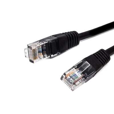 Комплект Кабель патч-корд U/UTP 5e кат. 1м Filum FL-U5-1M-BK 26AWG(7x0.16 мм), омедненный алюминий (CCA), PVC, чёрный/25 25 шт
