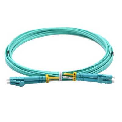 Патч-корд волоконно-оптический Filum FL-FOD-2.0-LC/U-LC/U-MM503-10-LSZH-AQ duplex, LC/UPC-LC/UPC, MM (OM3 50/125), LSZH, 10м