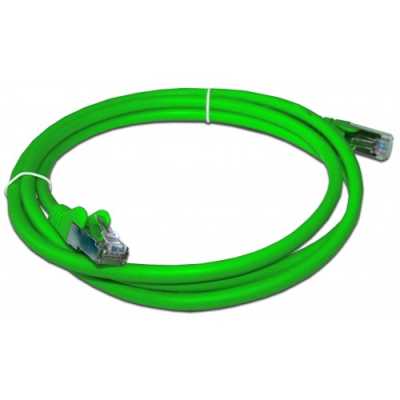Патч-корд LANMASTER LSZH FTP Cat.6A, 1.0 м, зеленый