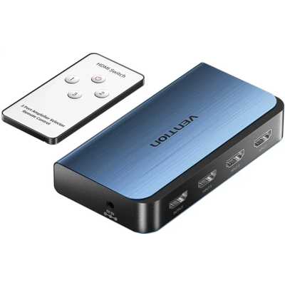 Переключатель (switch) 3x1 Vention HDMI v2.0