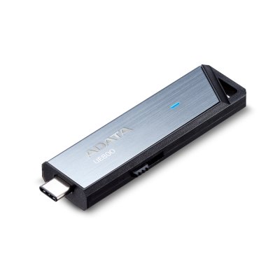 Флеш диск ADATA 128Gb ELITE (Элита) UE800 серый (USB Type-C/Type-A, корпус металл) (AELI-UE800-128G-CSG)