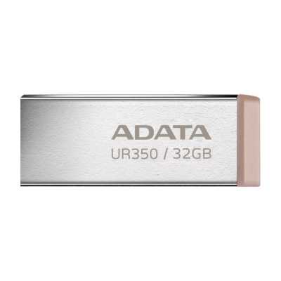 Флеш Диск A-Data 32GB UR350 UR350-32G-RSR/BG USB3.2 серебристый/коричневый