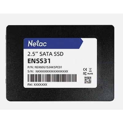 Накопитель SSD SATAIII 480GB ENSS31 TLS NS480G1S3AK5PC01 NETAC