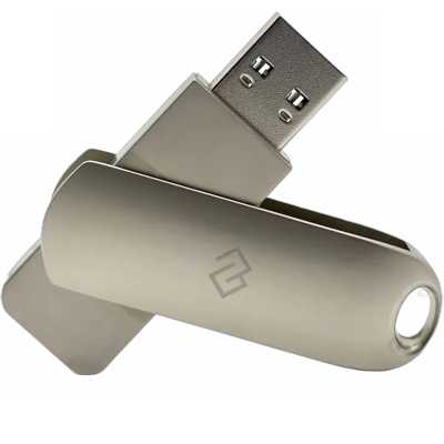 Флешка USB Digma GDRIVE3 (DGFUM064A30SR), 64Gb, USB 3.0, R/W 70/30, серебристый