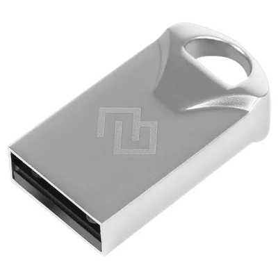 Флешка USB Digma DRIVE2 (DGFUM128A20SR), 128Gb, USB 2.0, R/W 20/10, серебристый