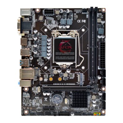 Материнская плата AFOX IH510-MA2-V2, LGA 1200, Intel H510, 2xDDR4, 4xSATA, 1xM.2, 1xPCIe 4.0 x16, DVI, HDMI, VGA, 1x1Gb LAN, 3x3.5 мм, 5.1, microATX
