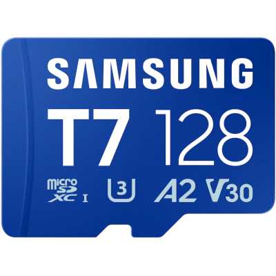 Карта памяти MicroSDXC 128GB Samsung MB-MB128T/WW T7 UHS-1 U3 A2 V30