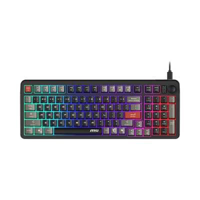 Клавиатура MSI Forge GK110 проводная, USB Type-A, чёрный