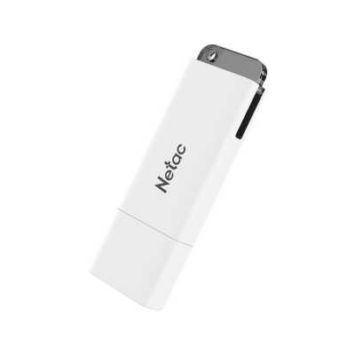 Флешка USB Netac U185 белый USB 3.0 Flash 32Gb, NT03U185N-032G-32WH, LED индикатор