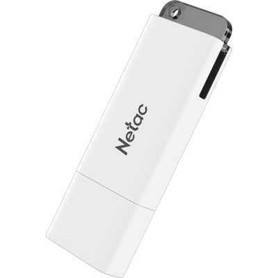 Флешка USB Netac U185 USB 3.0 Flash 128Gb NT03U185N-128G-32WH, LED индикатор NETAC