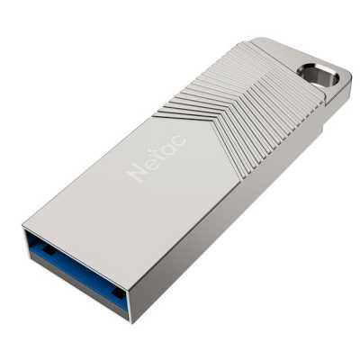 Флешка USB Netac UM1 (NT03UM1N-032G-32PN), 32Gb, USB 3.2, R/W 150/45, серебристый