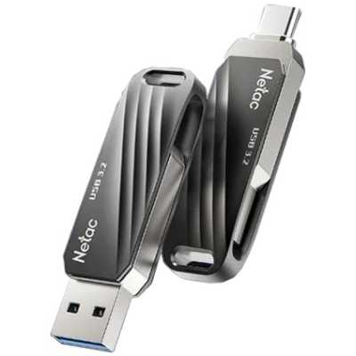 Флешка USB Netac US11 128Gb USB 3.0+TypeC Dual Flash