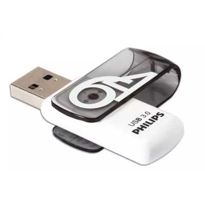 Флешка USB 64Gb PHILIPS VIVID3.0 64Gb, USB 3.0