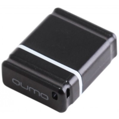 Флешка USB 2.0 QUMO 64Gb, NANO QM64GUD-NANO-B черный