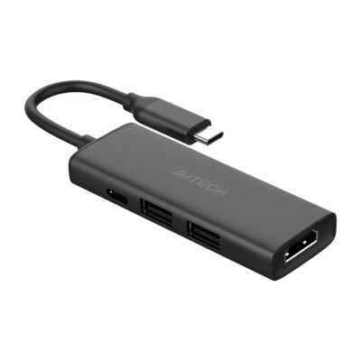 USB-концентратор A4Tech DST-40C, USB Type-C, USB/HDMI, USB Type-C