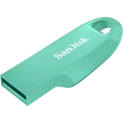 Флешка USB 256 Gb SanDisk CZ550 Ultra Curve, USB 3.2 зеленый