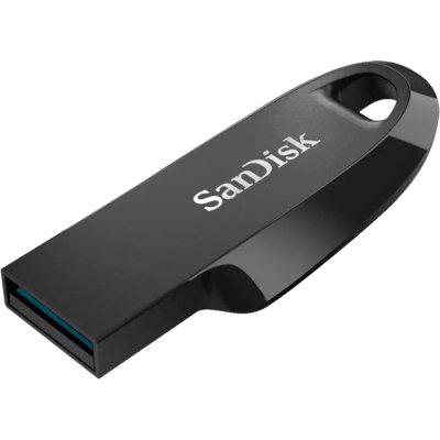 Флеш Диск Sandisk 512GB Ultra Curve SDCZ550-512G-G46 USB3.2 черный