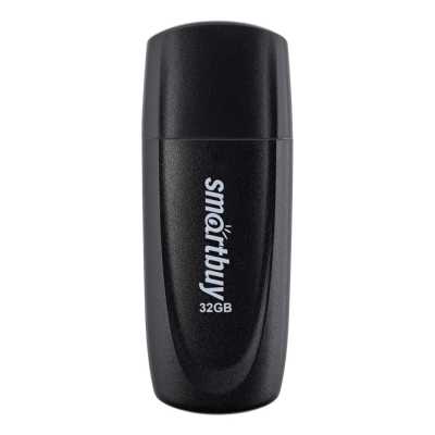 Флешка USB Smartbuy Scout Black (SB032Gb2SCK), 32Gb, USB 2.0, R/W 13/8, черный