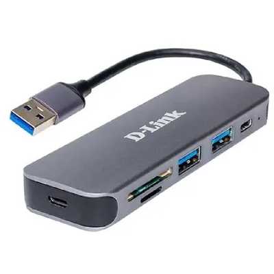 USB-концентратор D-Link DUB-1325/A2A, USB 3.0, USB 3.0, SD/microSD, USB