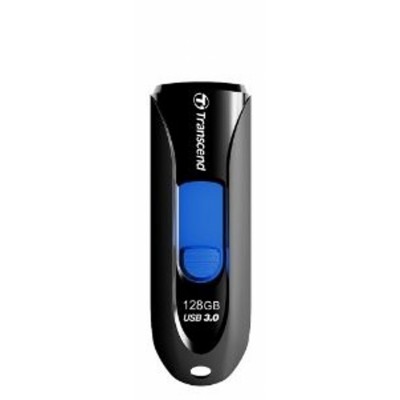 Флеш Диск Transcend 128Gb Jetflash 790 TS128GJF790K USB3.0 черный/синий