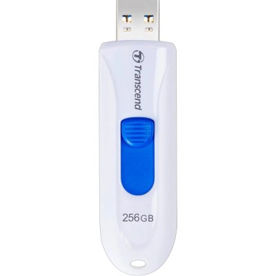 Флешка USB Transcend JetFlash 790W (TS256GJF790W), 256GB, USB 3.1 Gen, R/W 90/40, белый