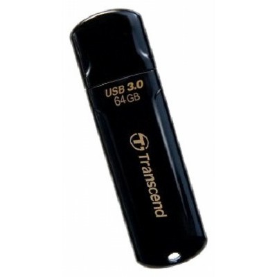 Флеш Диск Transcend 64Gb Jetflash 700 TS64GJF700 USB3.0 черный