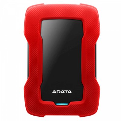 Внешний HDD 2.5" ADATA HD330, 2TB, USB 3.2 Gen 1 Type-A, 5400 rpm, красный