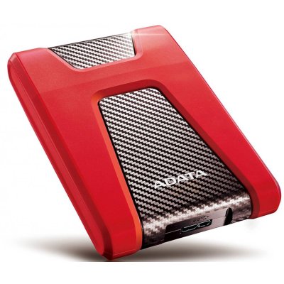 Внешний HDD 2.5" ADATA HD650, 2TB, USB 3.2 Gen 1 Type-A, 5400 rpm, красный
