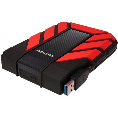 Внешний HDD 2.5" ADATA HD710P, 2TB, USB 3.2 Gen 1 Type-A, 5400 rpm, черный/красный