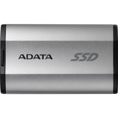 Внешний SSD ADATA SD810, 4Tb, USB 3.2 Gen 2x2 Type-C, R/W 2000/2000, серебристый