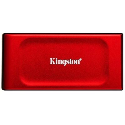 Внешний SSD Kingston XS1000, 1TB, USB 3.2 Gen 2 Type-C, R/W 1050/1000, красный