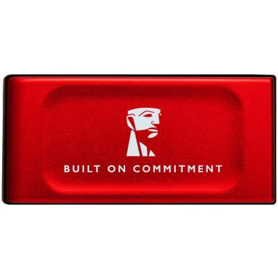 Внешний SSD Kingston XS1000, 2TB, USB 3.2 Gen 2 Type-C, R/W 1050/1000, красный