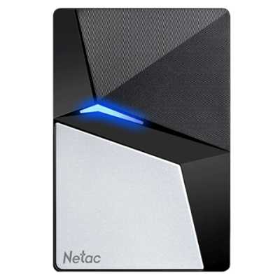 Внешний SSD Netac Z7S, 2TB, USB 3.2 Gen 1 Type-A, R/W 550/480, черный